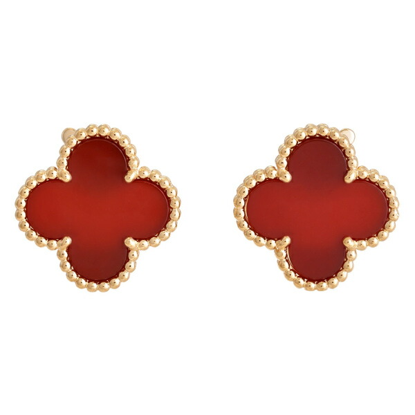 楽天市場】ヴァンクリーフ＆アーペル ピアス イヤリング K18YG ダイヤ