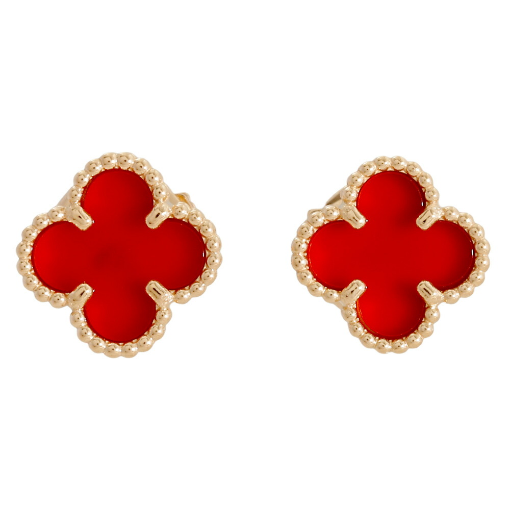 楽天市場】ヴァンクリーフ＆アーペル ピアス イヤリング K18YG ダイヤ