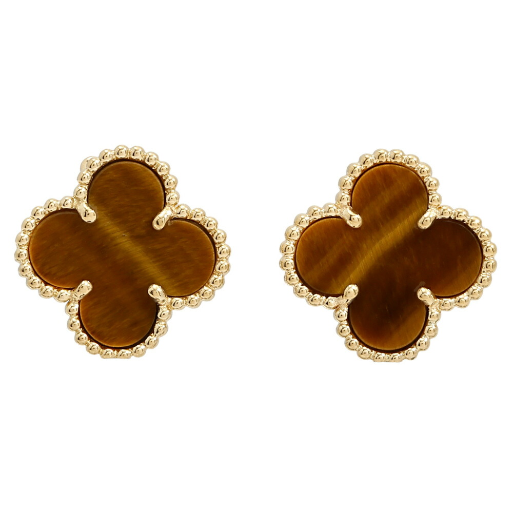 楽天市場】ヴァンクリーフ＆アーペル ピアス K18PG カーネリアン