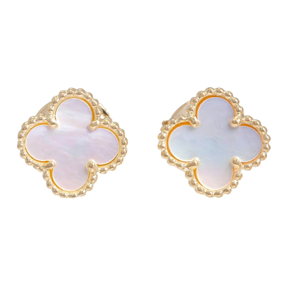 楽天市場】ヴァンクリーフ＆アーペル ピアス K18WG ダイヤ24P(0.16ct