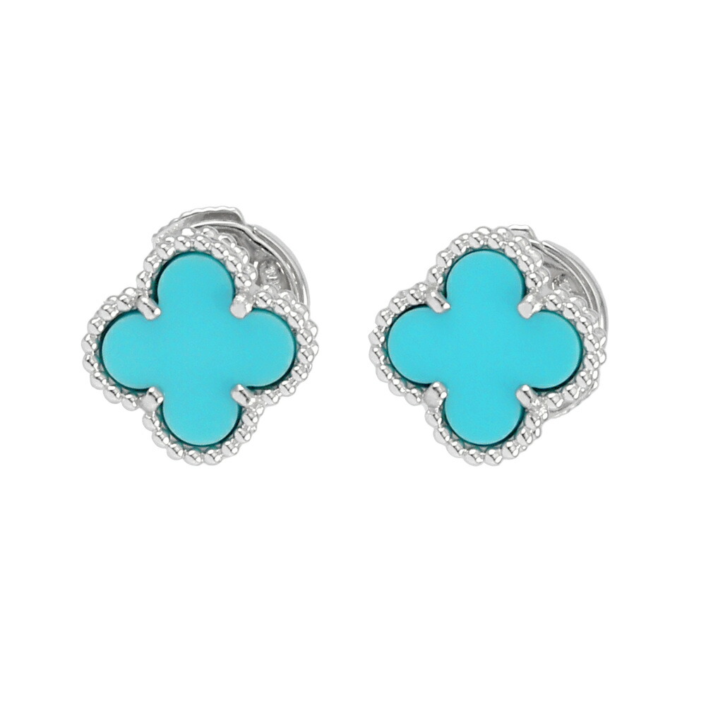 楽天市場】ヴァンクリーフ＆アーペル ピアス K18YG マザーオブパール2P