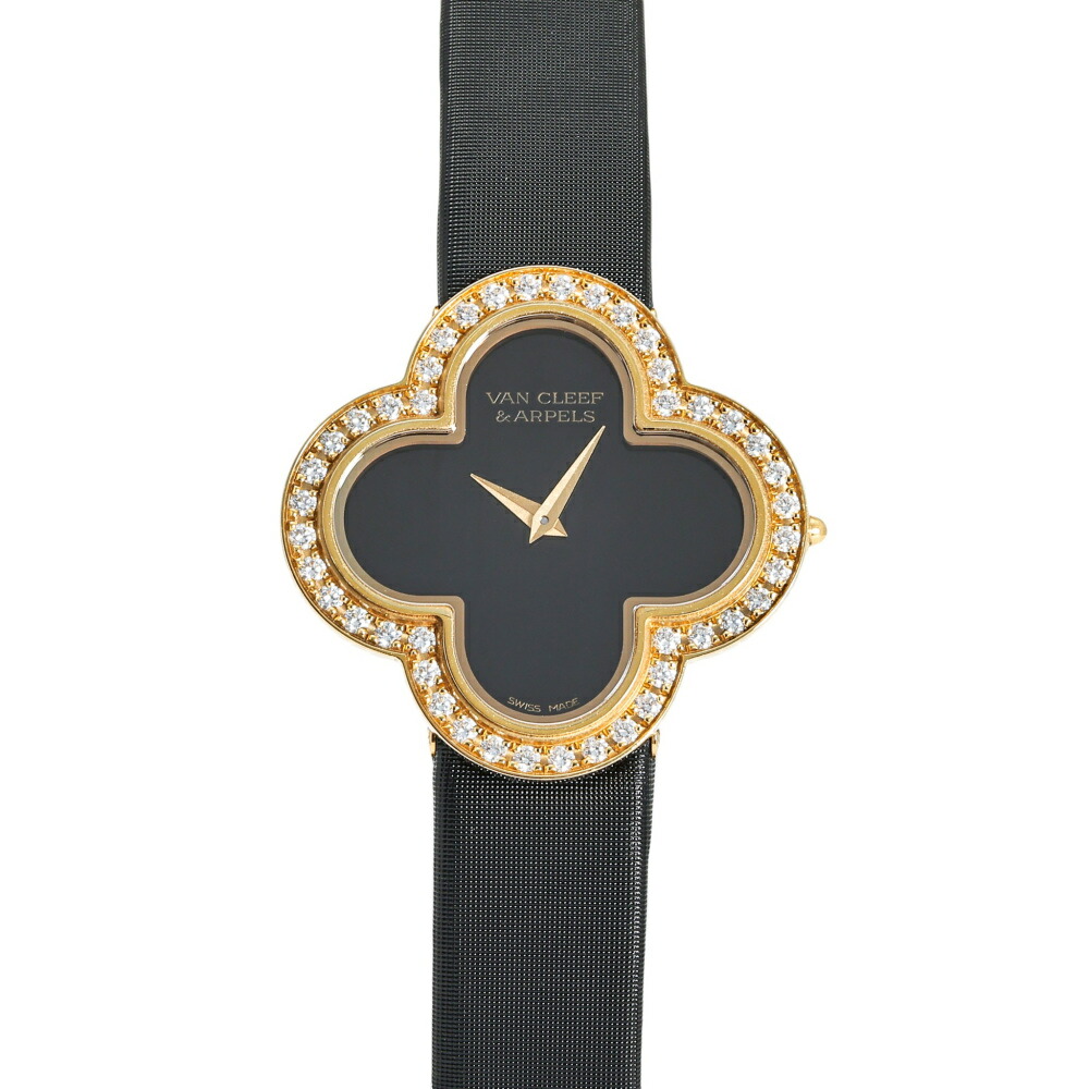 Van Cleef & Arpels アルハンブラ　オニキス　スウィート スウィート アルハンブラ ピアス 18K イエローゴールド