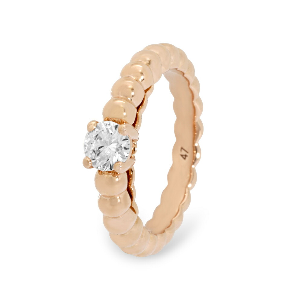 ヴァンクリーフ&アーペル ペルレ K18ローズゴールド リング 中古 Van Cleef & Arpels VCA 指輪 Ring 18金 18K USED 中古品 ブランド品 美品 送料無料 ラッピング無料|ジェムキャッスルゆきざき