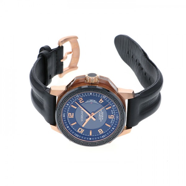 ベルサーチ Versace ダイバーシティ デイト 19a70 ブラック文字盤 中古 腕時計 メンズ Mozago Com