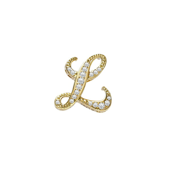 ユキザキ アルファ 【受注生み出すこと品】 イニシャルペンダントトップ【L】S大いさ【定まり品】 Y.ALPHA.12.6.L.S 書きもの天々