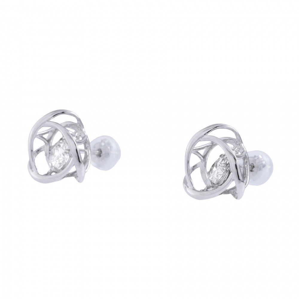 プラチナ900 ダイヤモンド ピアス