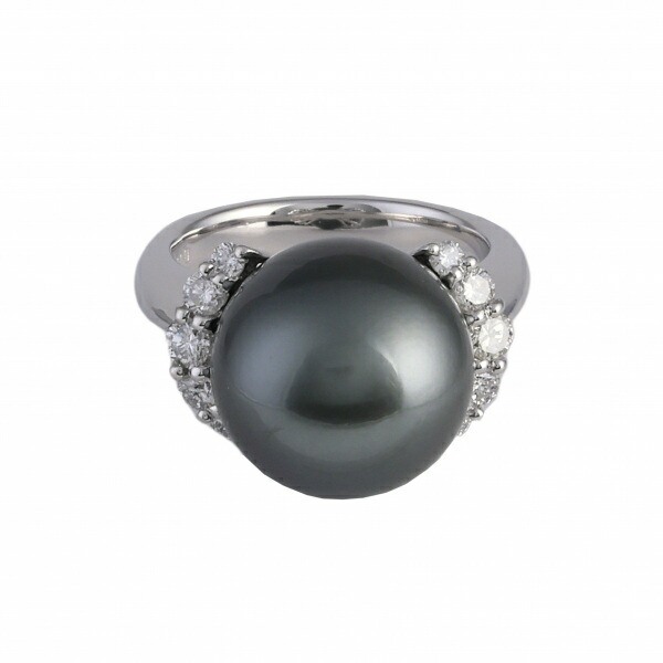 楽天市場】三越 指輪 Pt900 パール(真珠)9.0ミリ ダイヤ0.10ct 16号