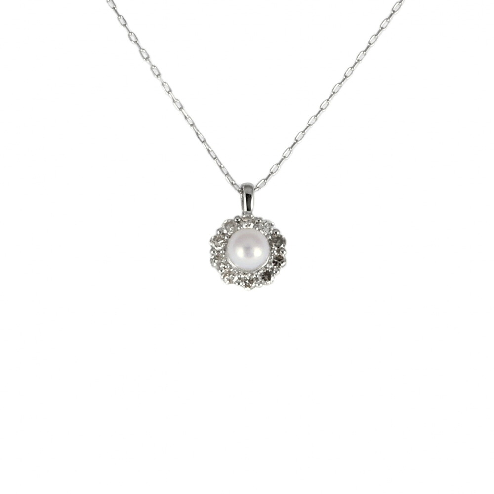 プラチナ950 パール ダイヤモンド ネックレス 27,950円