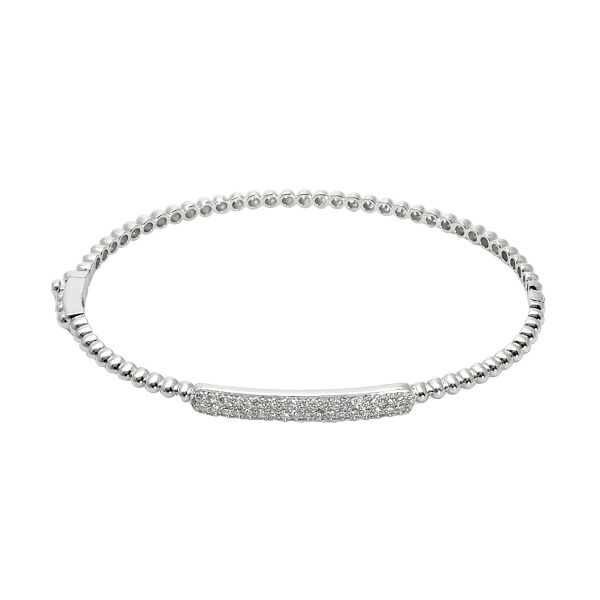 K18　750　ブレスレット　ホワイトゴールド 楽天市場】K18(750) ホワイトゴールド ダイヤモンド ブレスレット