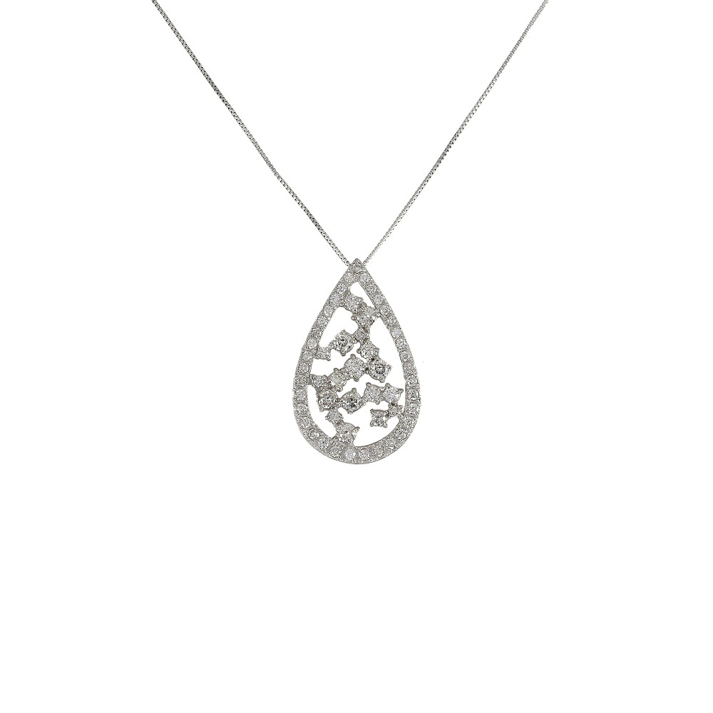 プラチナ900 プラチナ850 ダイヤモンド ネックレス ペンダント Necklace チェーン Pt900 Pt850 diamond 送料無料 ラッピング無料｜ジェムキャッスルゆきざき 190,000円