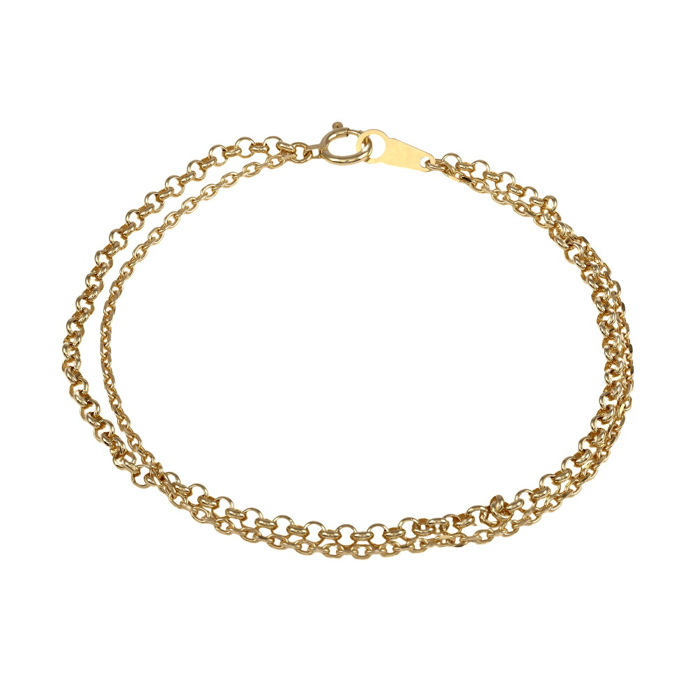 K18イエローゴールド チェーン ブレスレット バングル Bracelet 18金 18K YG 送料無料 ラッピング無料｜ジェムキャッスルゆきざき