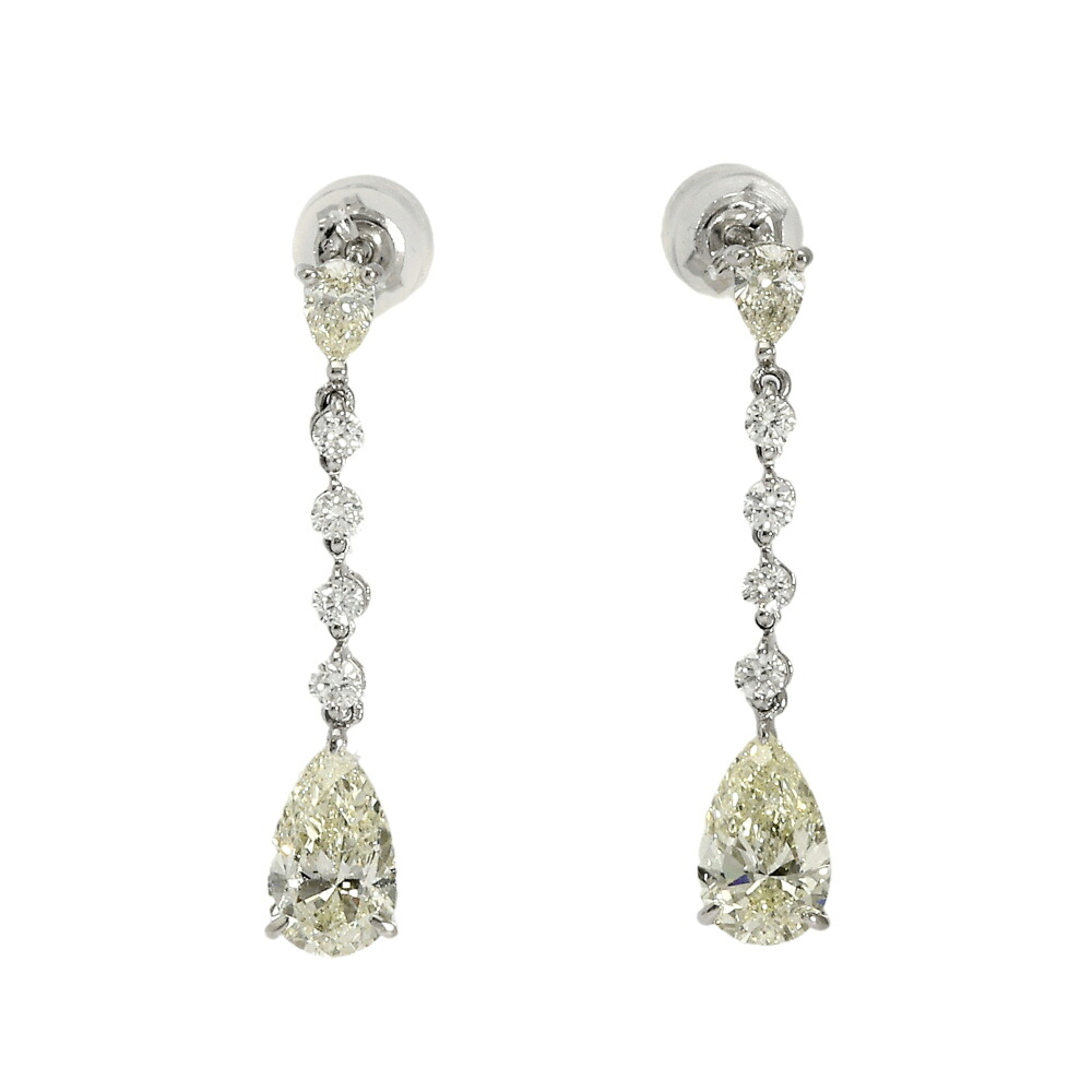 プラチナ900 ダイヤモンド ピアス