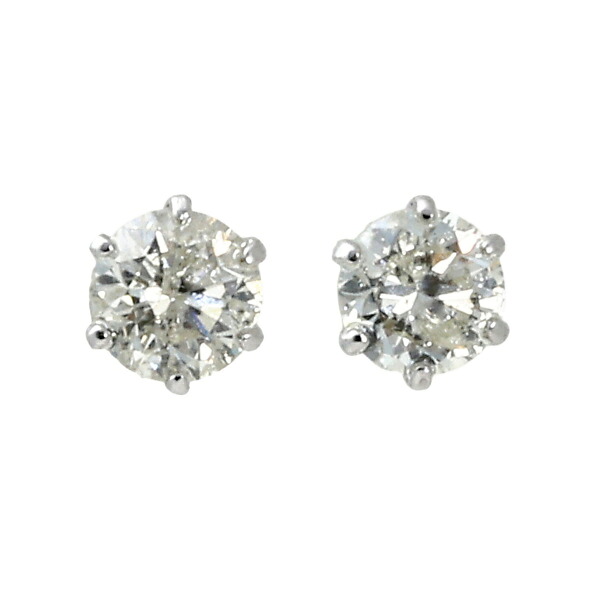 プラチナ900 ダイヤモンド ピアス