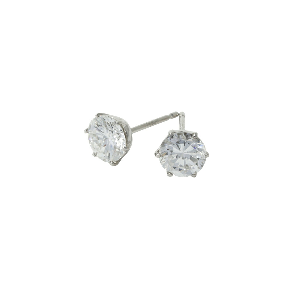 プラチナ900 ダイヤモンド ピアス