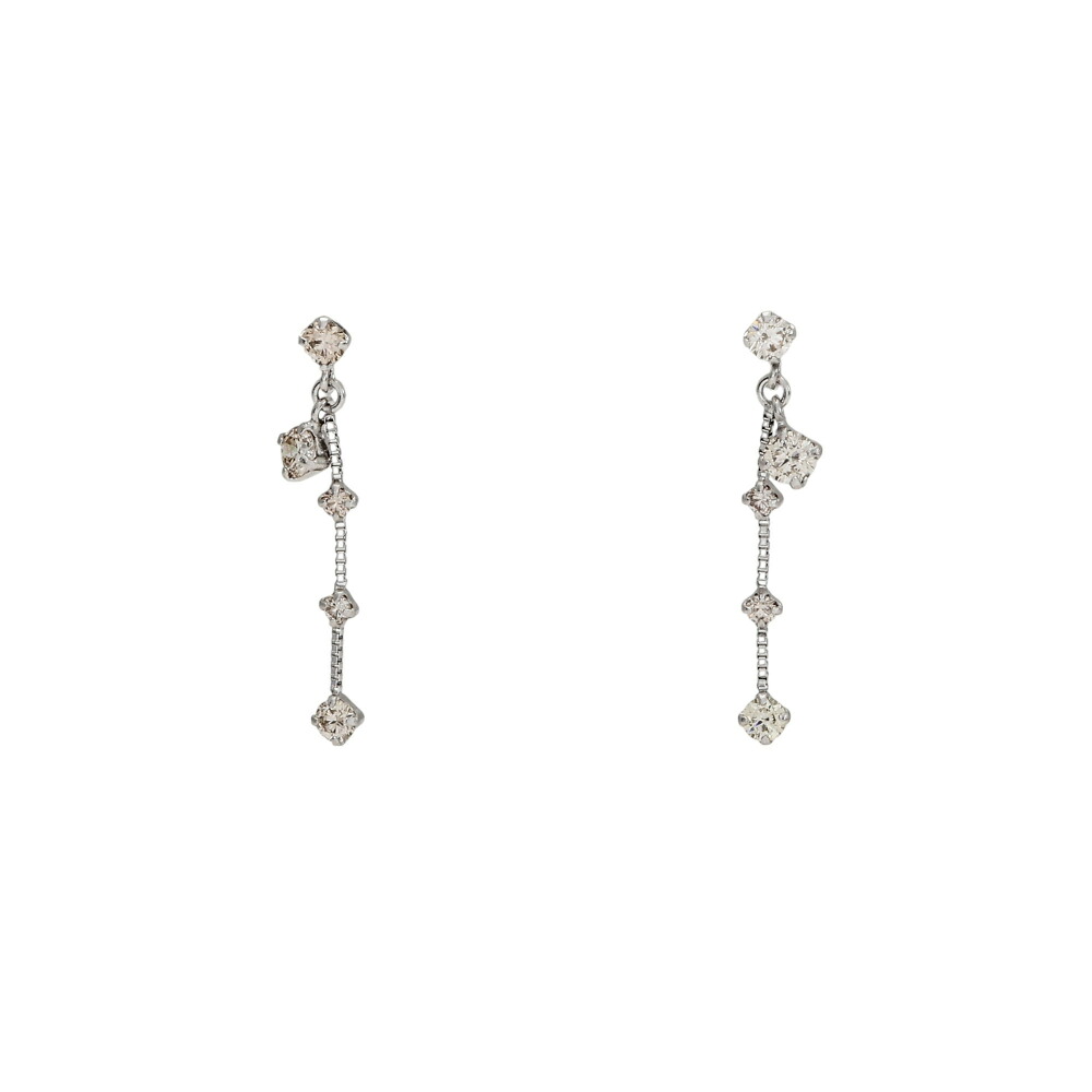 プラチナ900 ダイヤモンド ピアス