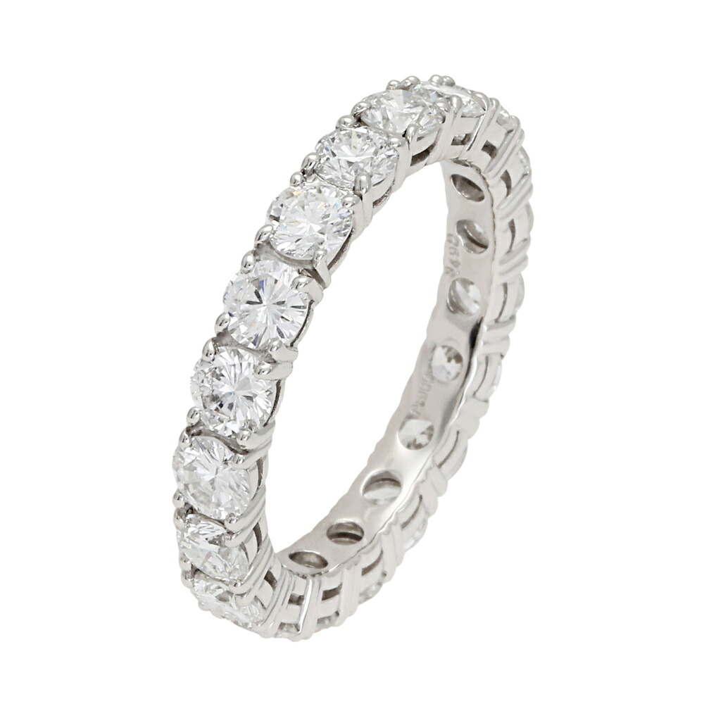 プラチナ900 ダイヤモンド フルエタニティ リング 指輪 Ring Pt900 diamond 送料無料 ラッピング無料｜ジェムキャッスルゆきざき