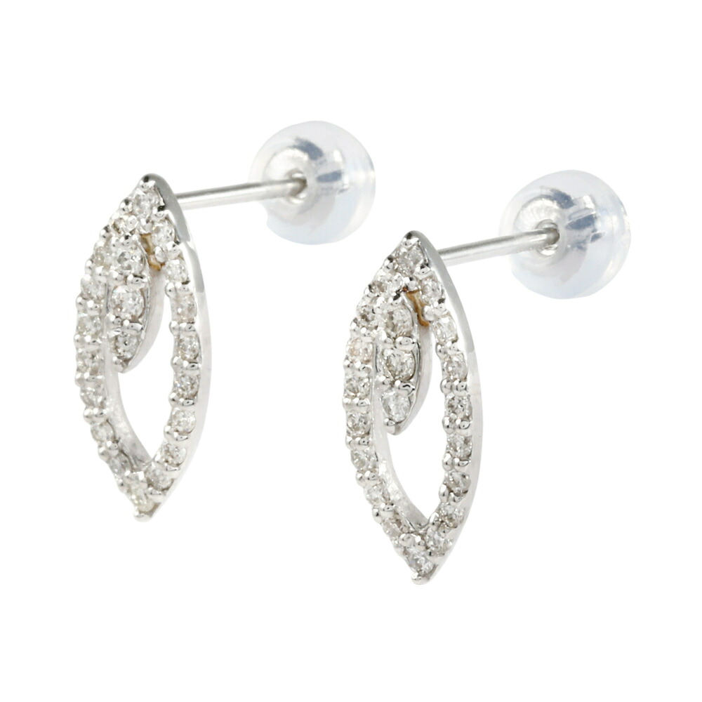 プラチナ900 ダイヤモンド ピアス