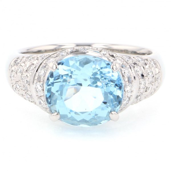 ユキザキセレクトジュエリーYUKIZAKISELECTJEWELRYリングプラチナアクアマリンリング-レディースジュエリー【新品】