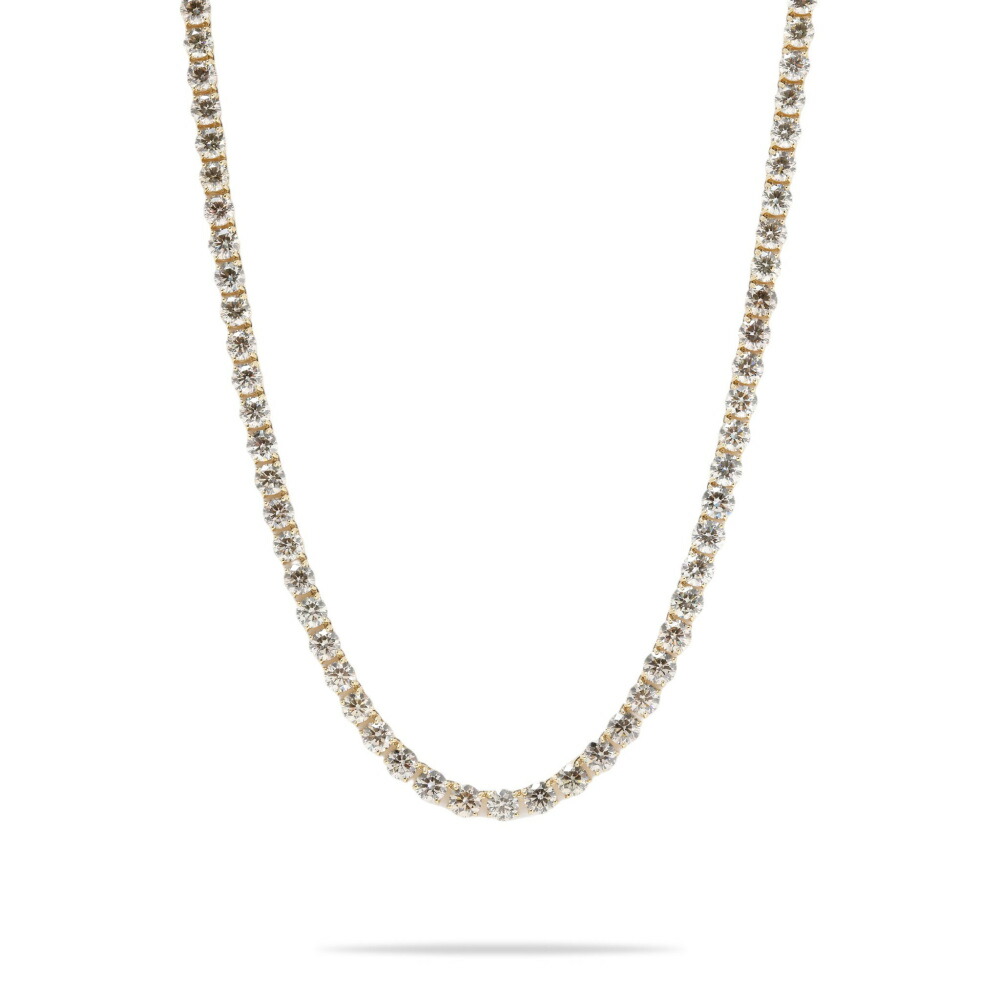 楽天市場】K18ピンクゴールド ダイヤモンド テニス ネックレス