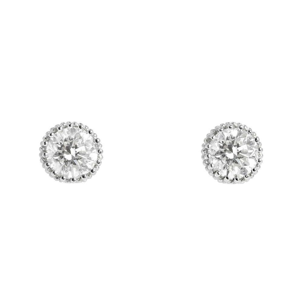 プラチナ900 ダイヤモンド ピアス