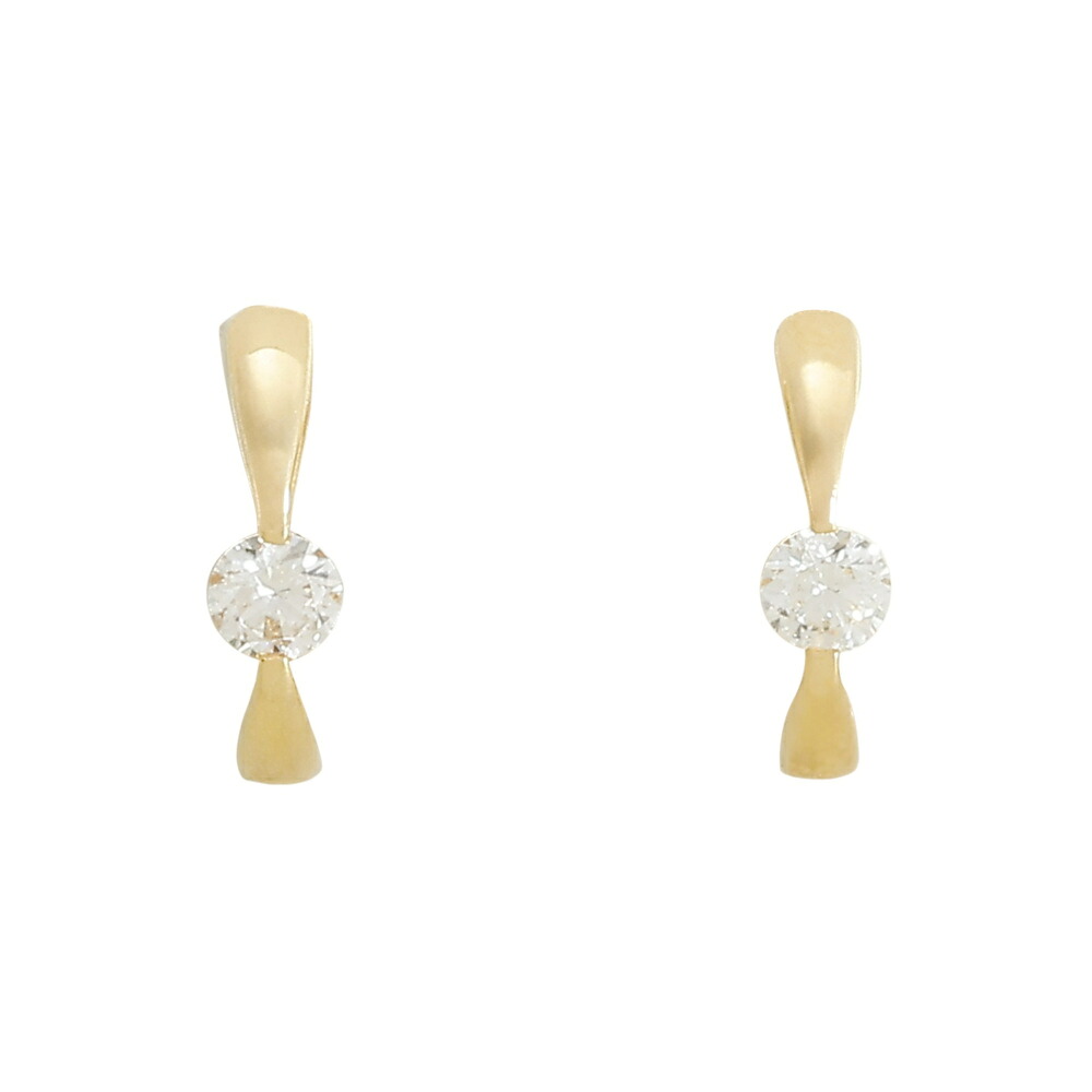 K18イエローゴールド ダイヤモンド ピアス Pierce イヤリング 18金 18K YG diamond 送料無料 ラッピング無料|ジェムキャッスルゆきざき