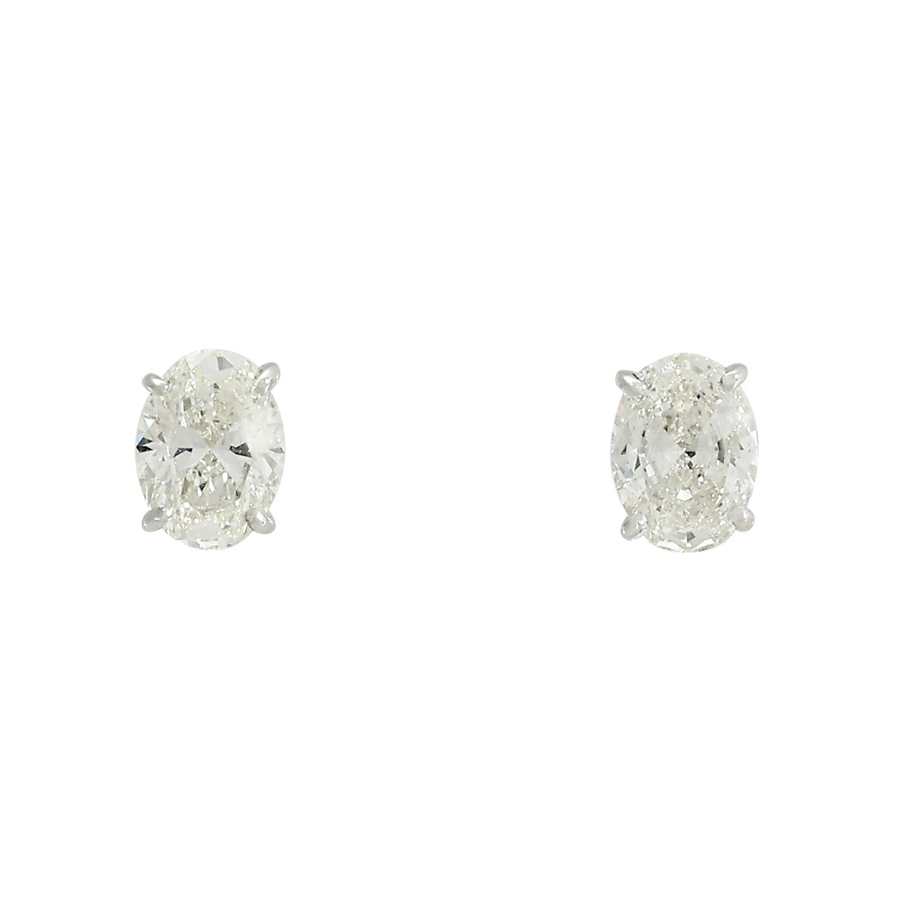 プラチナ900 ダイヤモンド ピアス