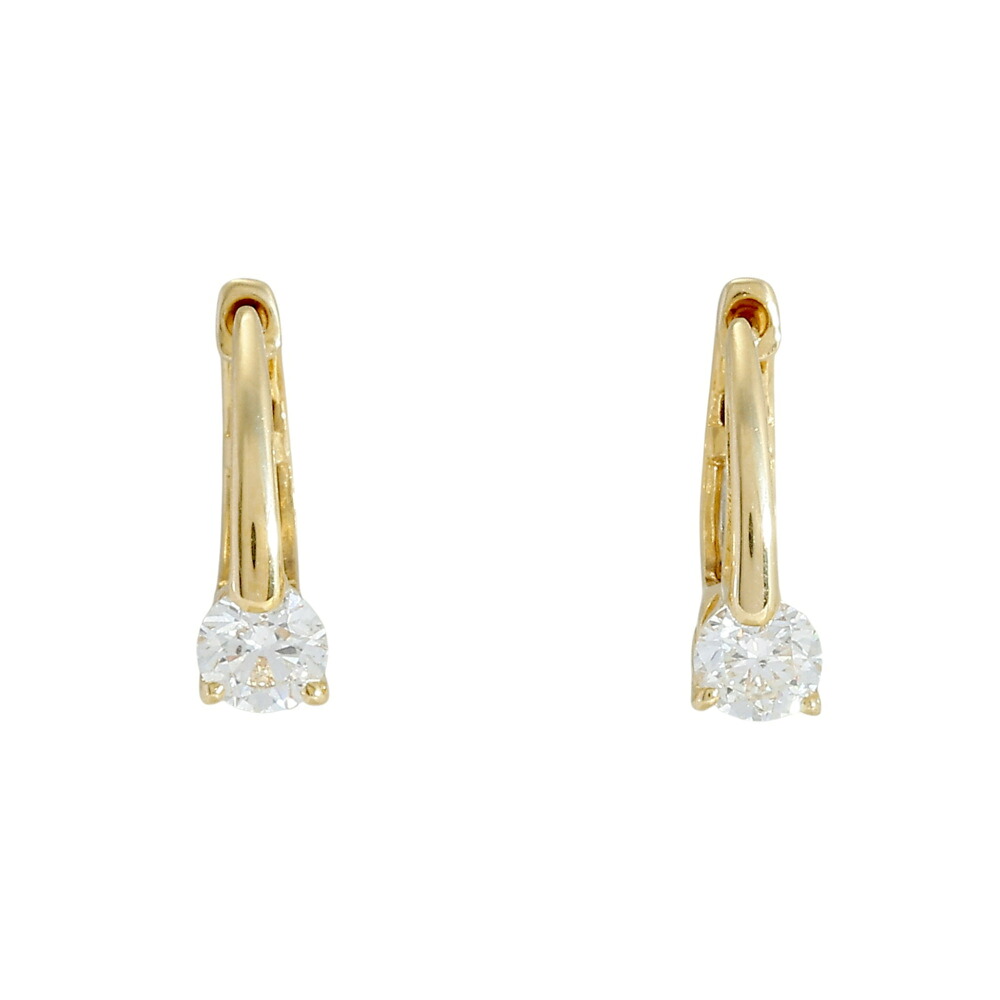 K18イエローゴールド ダイヤモンド ピアス Pierce イヤリング 18金 18K YG diamond 送料無料 ラッピング無料｜ジェムキャッスルゆきざき