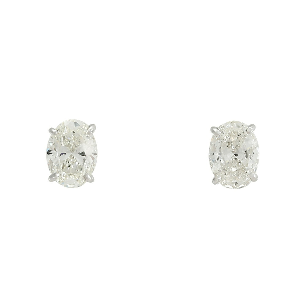 プラチナ900 ダイヤモンド ピアス