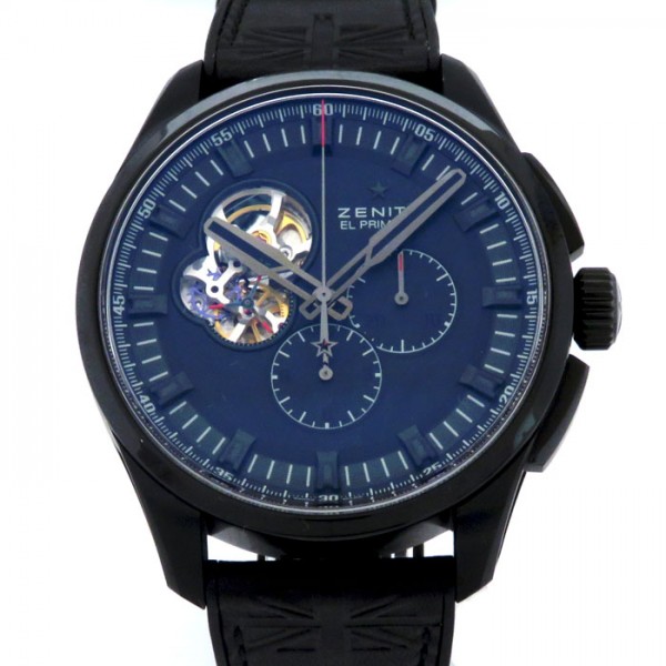 ゼニス ZENITH クロノマスター 1969 トリビュート トゥ ザ ローリングストーンズ 世界限定1000本 96.2260.4061/21.R575 ブラック文字盤 中古 腕時計 メンズ 715,000円