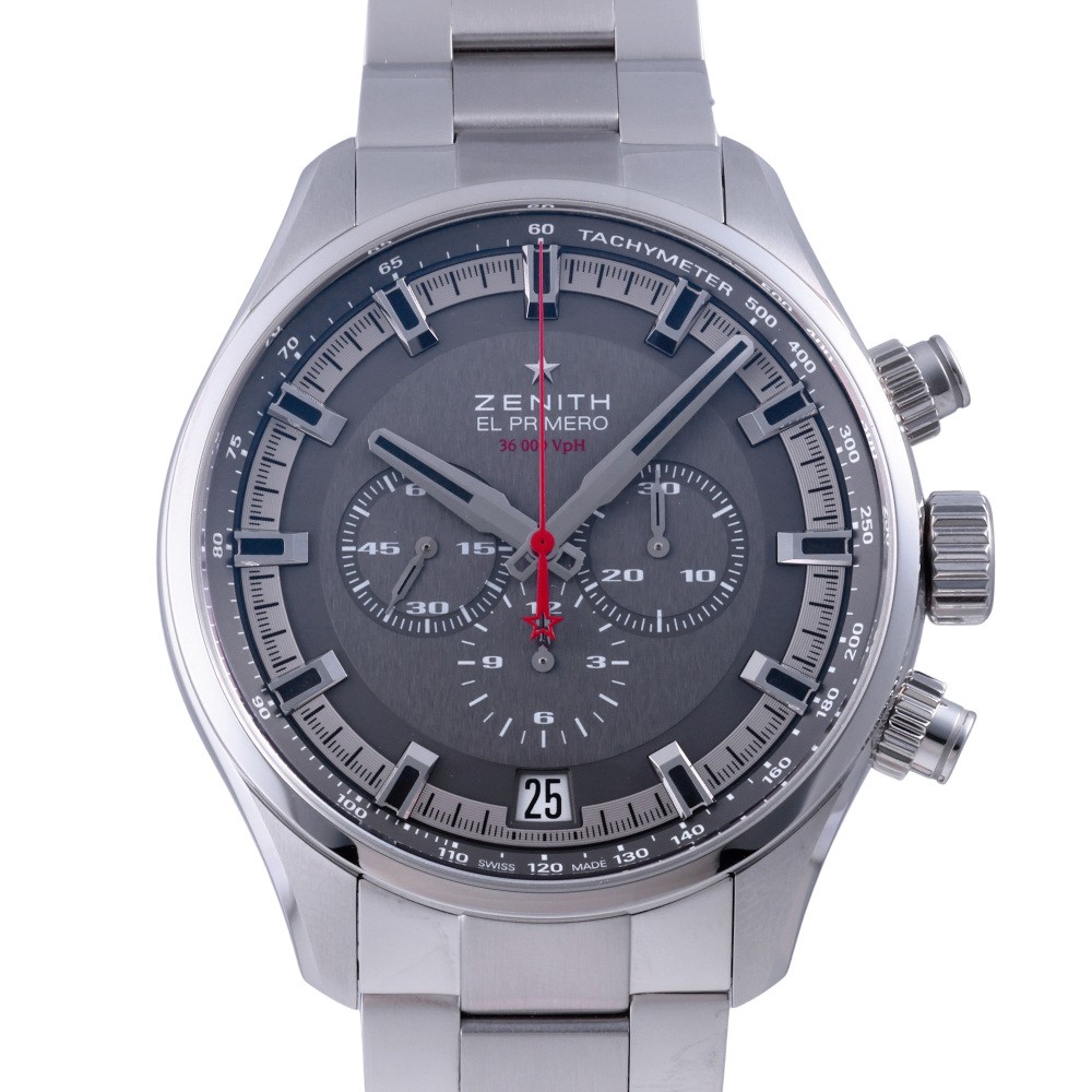 ゼニス ZENITH エル・プリメロ スポーツ 03.2280.400/91.M2280 グレー文字盤 中古 腕時計 メンズ