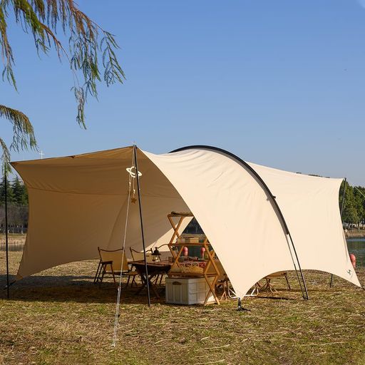 【人気商品】Overmont 防水タープ [5mｘ5m ポール付き 夜光ペグ 3 Overmont 防水タープ [5mx5m ポール付き 夜光ペグ 3-8人用
