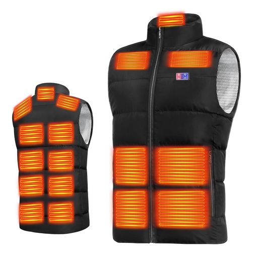 楽天市場】[Yoigood]電熱ベスト【40800mAh大容量バッテリー付き17箇所