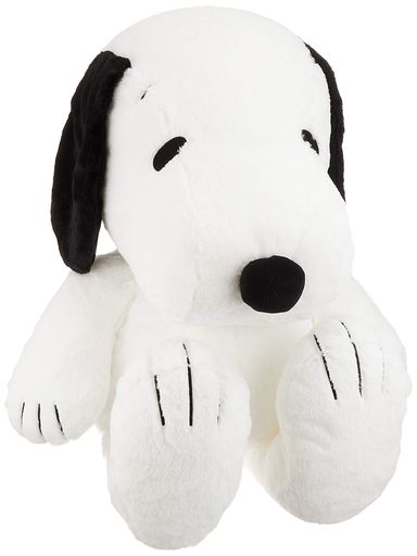 ナカジマコーポレーション(NAKAJIMA CORPORATION) PEANUTS SNOOPY ピーナッツ ハグハグ ぬいぐるみ 2Lサイズ スヌーピー 黒 077394-15