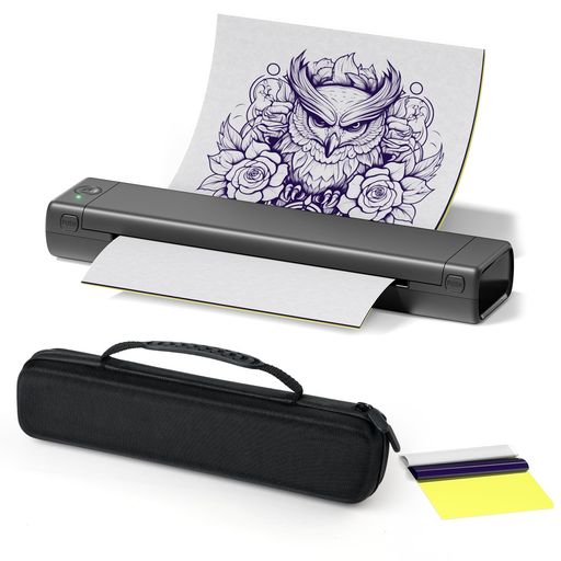 楽天市場】Itari M08F tattoo printer タトゥー用紙10枚と収納ケース