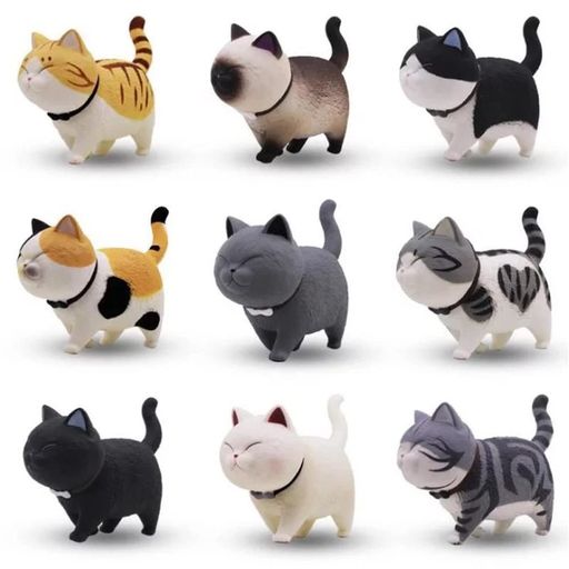 犬猫フィギュア　３つセット＋α 楽天市場】【AAGWW】喝采猫 子猫玩具セット PVC ミニチュア