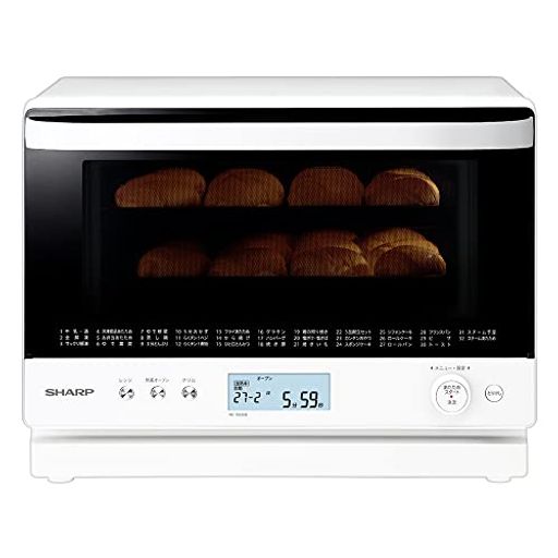 SHARP 過熱水蒸気 オーブンレンジ 26L ホワイト RE-SS26B-W e90we744xo.jpg