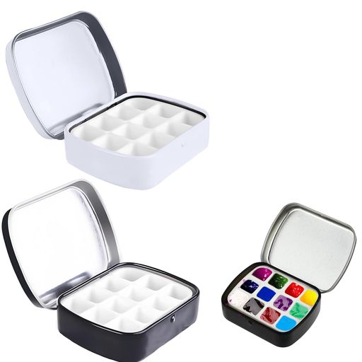 楽天市場】ZHEJIA 水彩パレット 小さい パレット (2個セット) ミニ