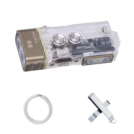 楽天市場】RovyVon E8 懐中電灯キーリング 700 ルーメン 充電式 AAA