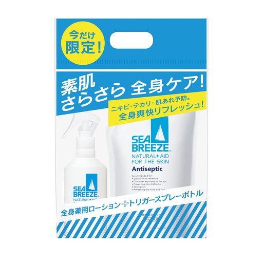 楽天市場】シーブリーズ(SEA BREEZE) 全身薬用ローション 本体230mL＋