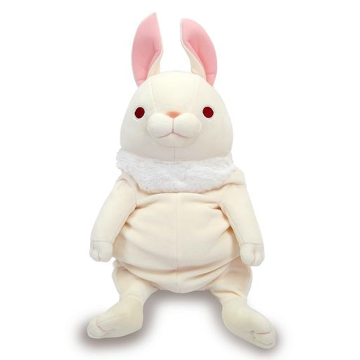 シナダグローバル もちシリーズ もちうさぎ 立ち耳 ホワイト (L) 22×22×30CM ぬいぐるみ うさぎ アニマル MOUS-0350TWH