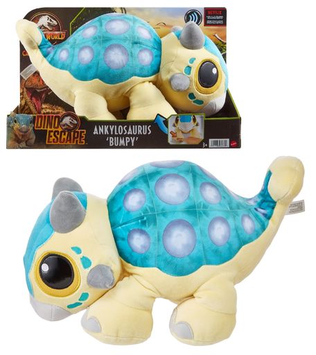 マテルジュラシックワールド(JURASSICWORLD)ぬいぐるみアンキロサウルス(バンピー)【恐竜おもちゃ】【3歳~】HHB48