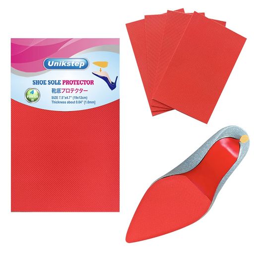 楽天市場】Unikstep 4ピース靴底プロテクター、靴底とヒール滑り止め