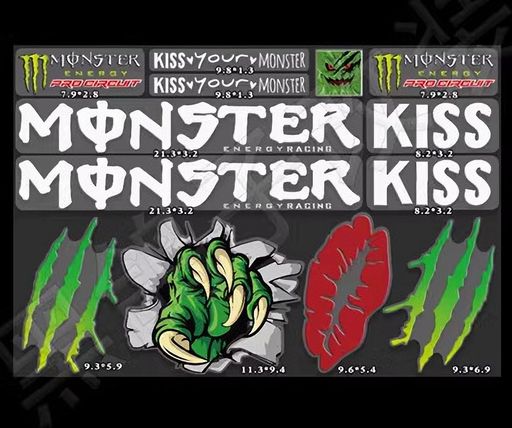 楽天市場】カワサキ＆モンスターエナジー ステッカー : エクストリーム