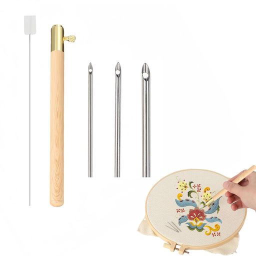 楽天市場】Zhejia パンチニードル 刺繍パンチ針セット 3本セット