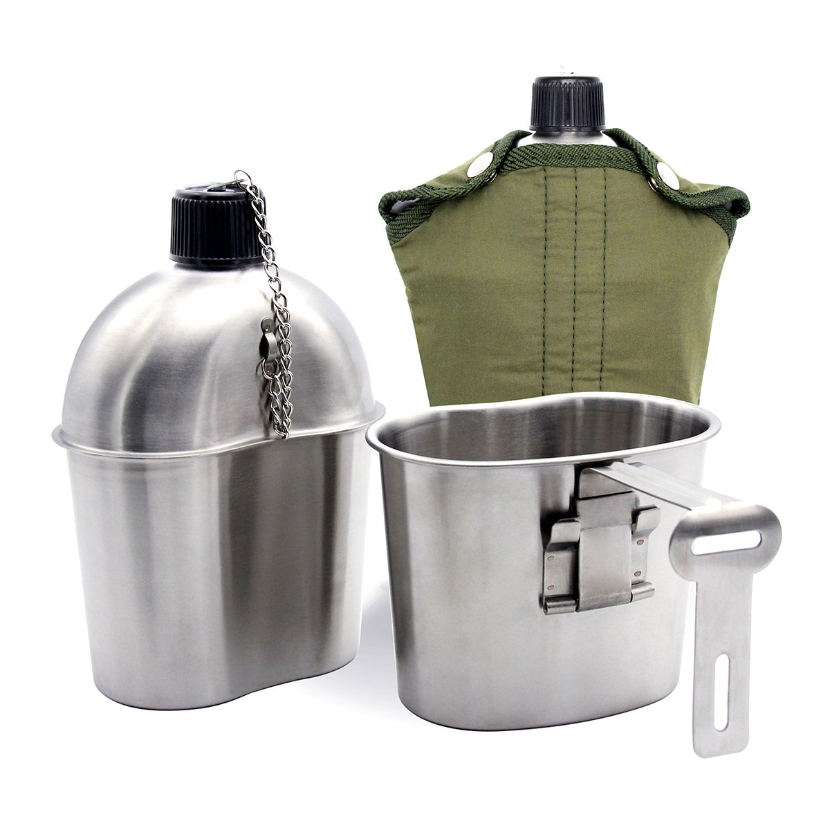 カモフラ 水筒 ミリタリー キャンプ アウトドア 登山 キャンティーンカップ｜ゆめのマルシェ企画
