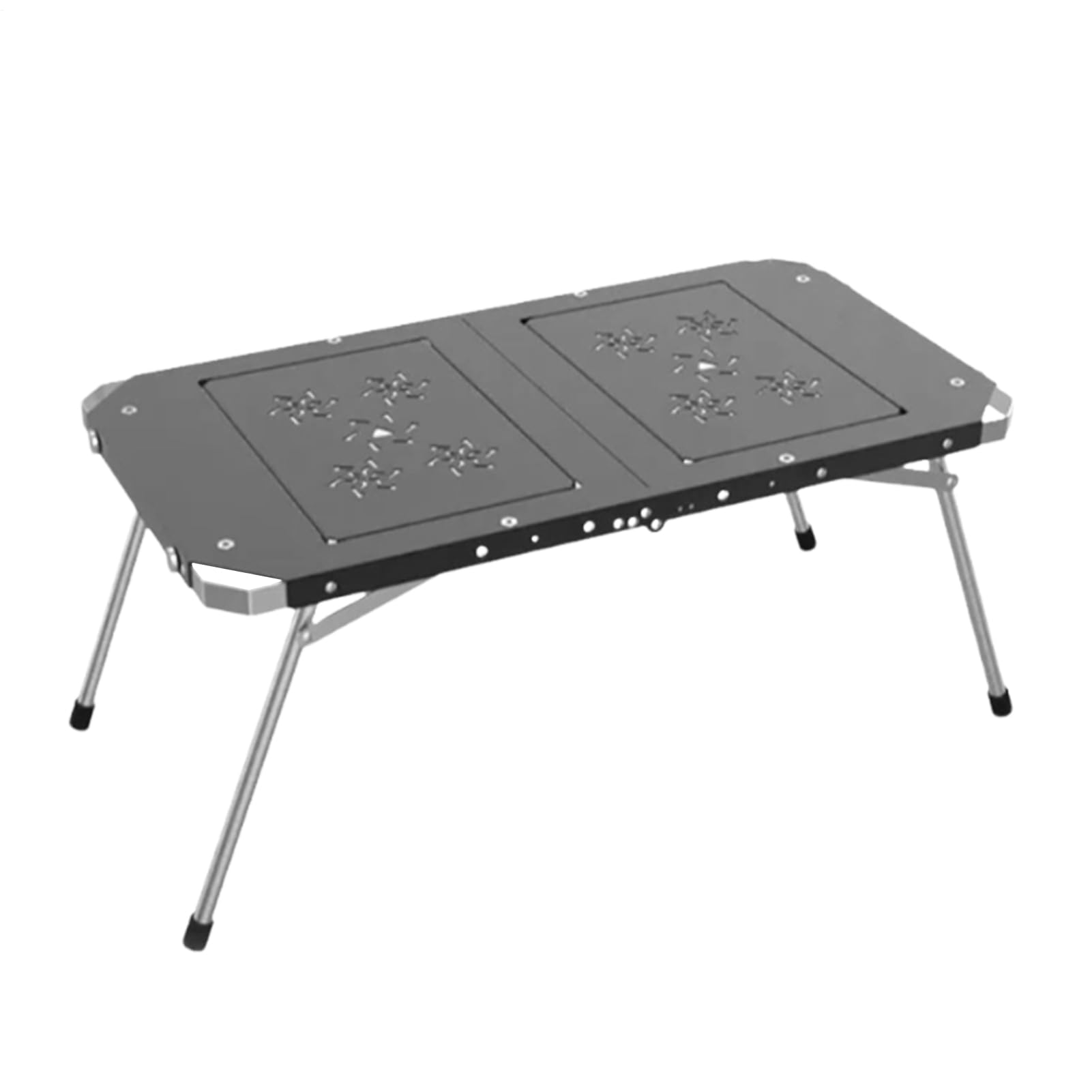 ポータブル ビーチ テーブル,アルミニウム合金製 ポータブル 折りたたみ式 ガーデニング用品,キャンプ用サイドテーブル | 家族 友人 との 集まり ホーム パティオ ピクニック 釣り 芝生 裏庭 アウトドア アクティビティ に 最適｜ゆめのマルシェ企画