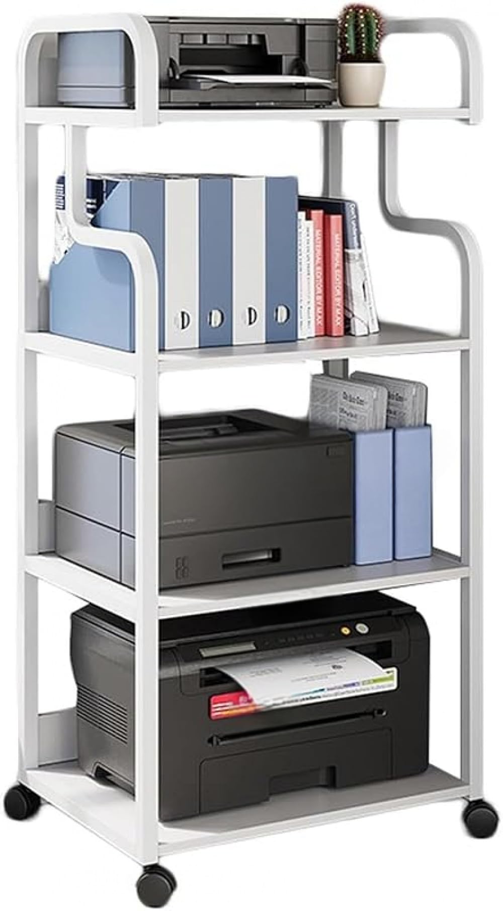 ホーム＆キッチン家具のホームオフィス家具に属する プラットフォーム・スタンドの一つであるプリンタ台・プリンタラック 家庭での置き場を確保 周囲スペースを整理 家庭?公に便利な収納製品 ?｜ゆめのマルシェ企画
