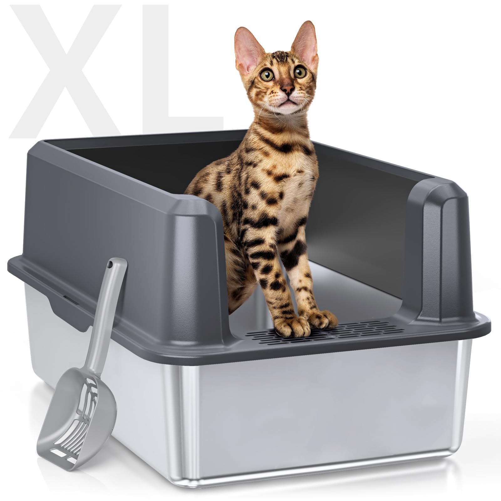 猫室内用便器 開けっ広げ印字機 青み
