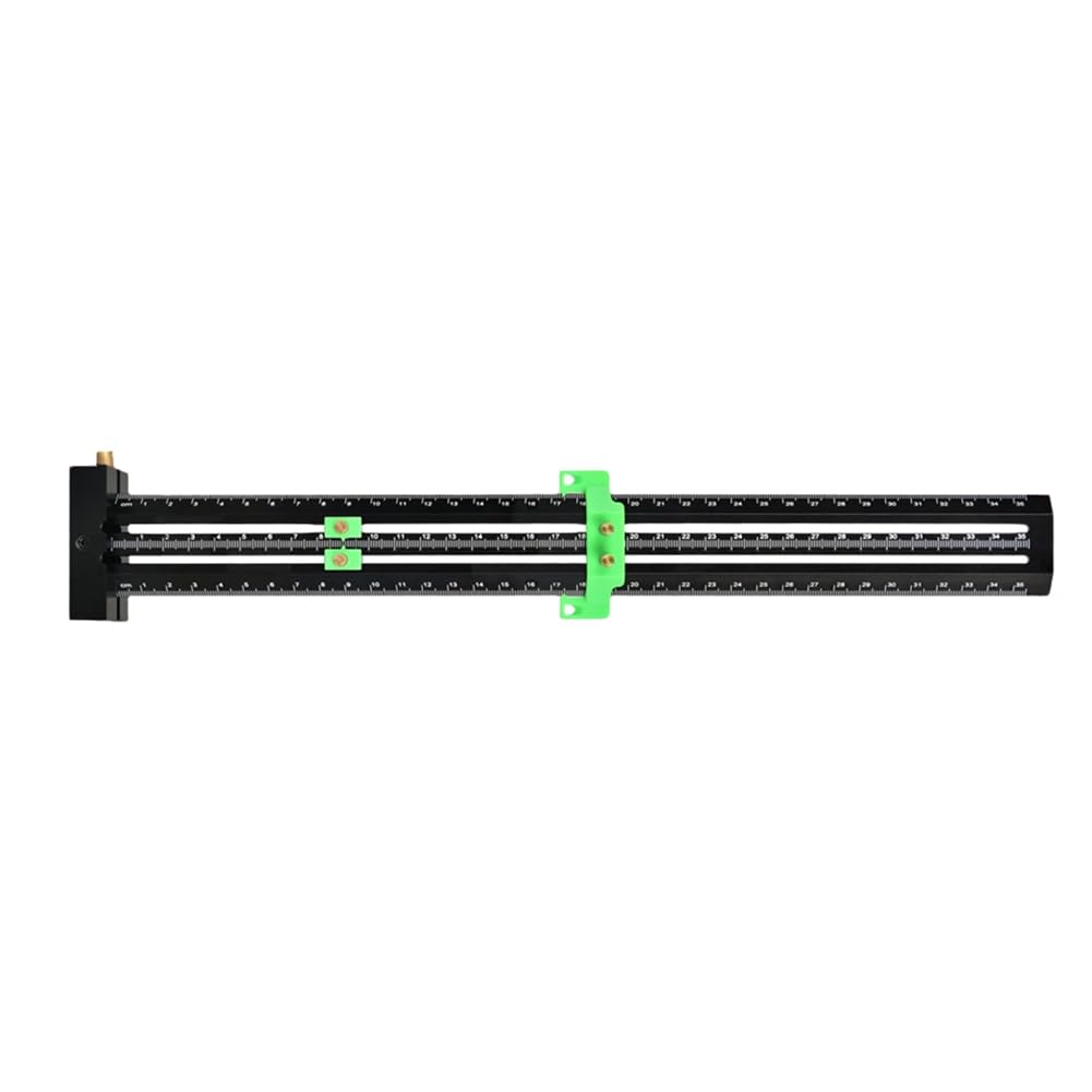 平行線ケガキゲージ 35cm 木工用 スケール 垂直線 測定工具 アルミ製 鋼鉄針付き 高精度 調整可能 大工道具 DIY ツール｜ゆめのマルシェ企画 10,732円