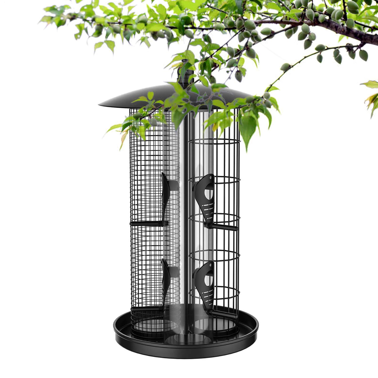 バードフィーダー 吊り下げ 室外 三連熱電子管 餌台 大電気容量 金属元素製 食らわせる器 野鳥 餌入れ 庭 苑地 今めかしい 築き上げる飾り気の無い 南京豆 ひまわりの種 禾穀類 複数形食らわせる界面 飛禽 フィンチ シジュウカラ ガーデニング 外構 園芸備品 耐候